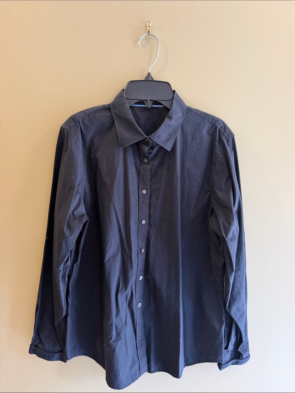 GAP Black Women's Button-Down Shirt